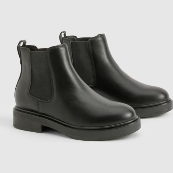boots Boohoo noir