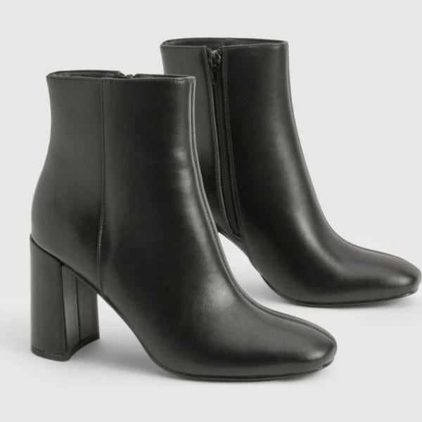 bottines Boohoo noir
