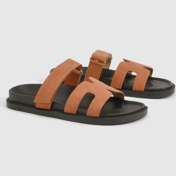 mules Boohoo blanc