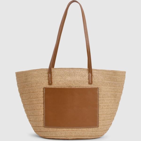 sacs tote Boohoo marron