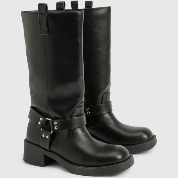 bottes Boohoo noir