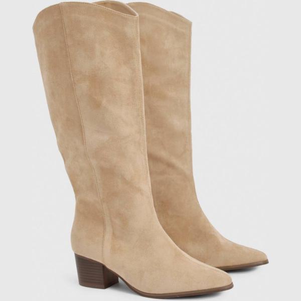 bottines Boohoo marron