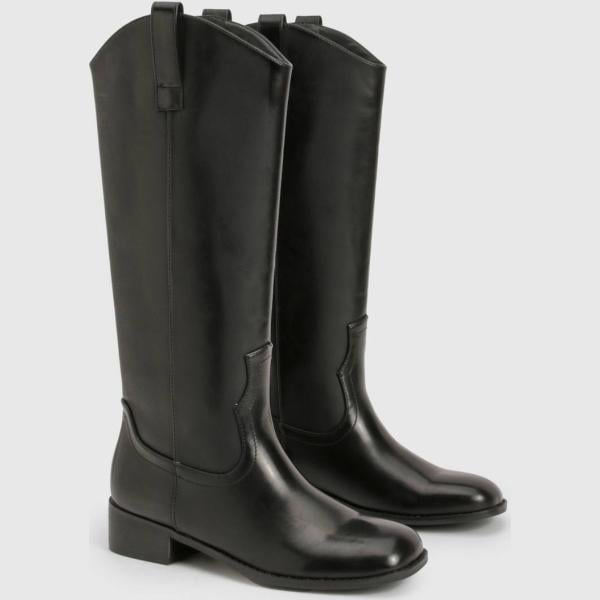 bottines Boohoo noir