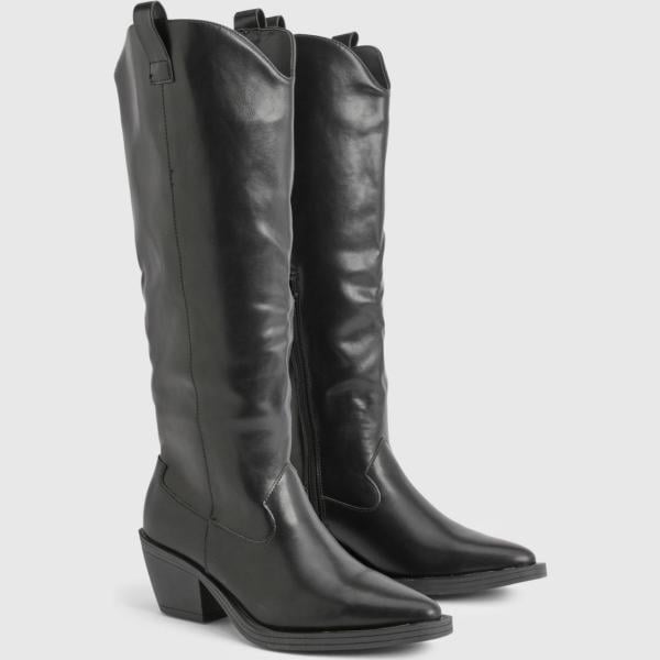 bottines Boohoo gris