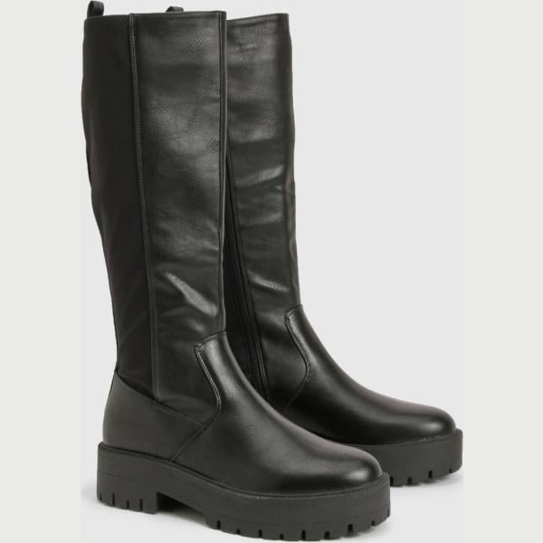 bottes Boohoo noir