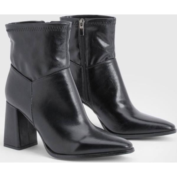 bottines Boohoo gris