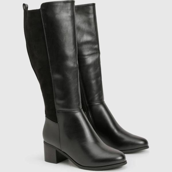 bottes Boohoo noir