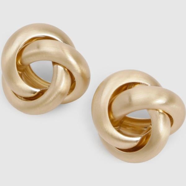 boucles doreilles Boohoo gris