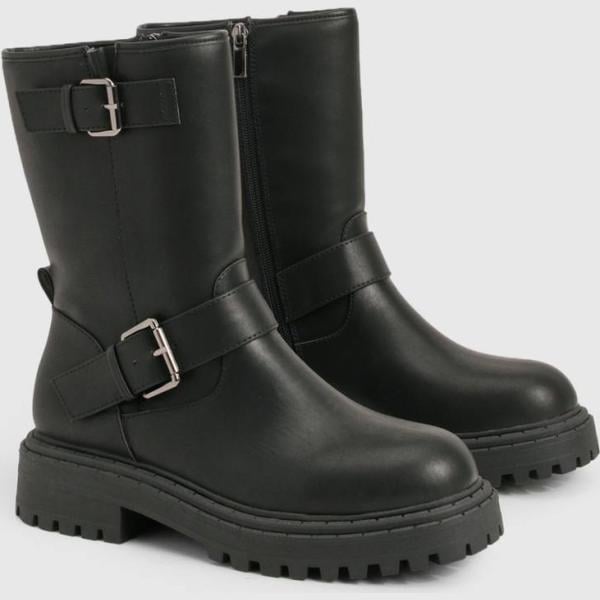 bottes Boohoo noir