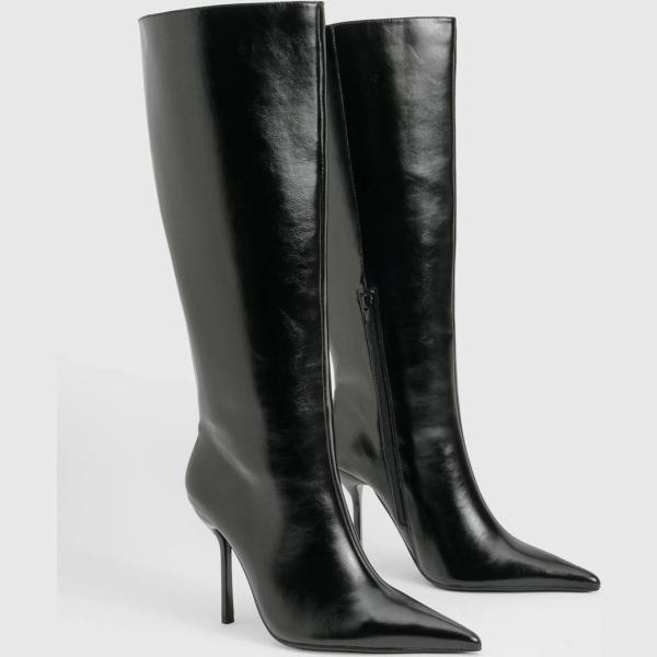 bottes Boohoo noir