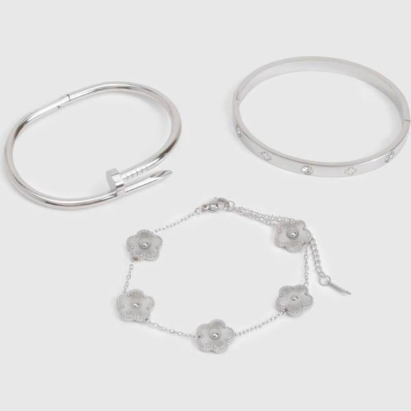 bracelets Boohoo blanc