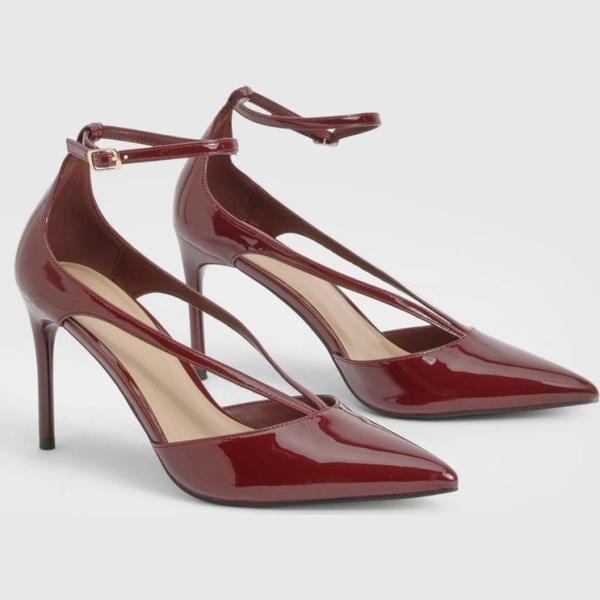 chaussures à talon Boohoo blanc