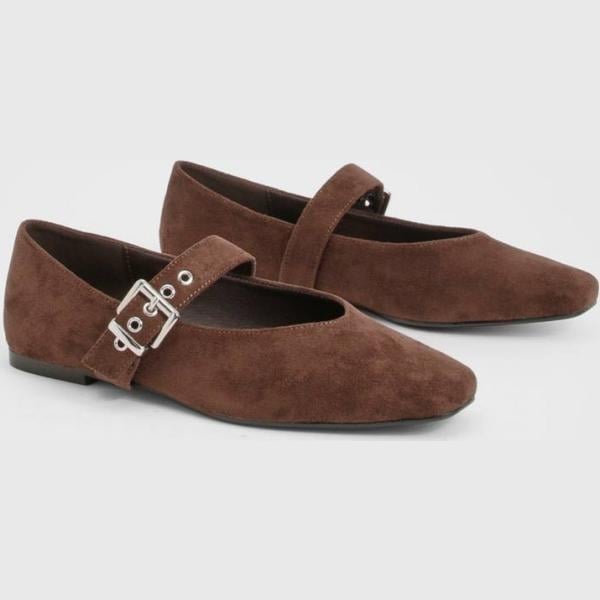 ballerines Boohoo blanc