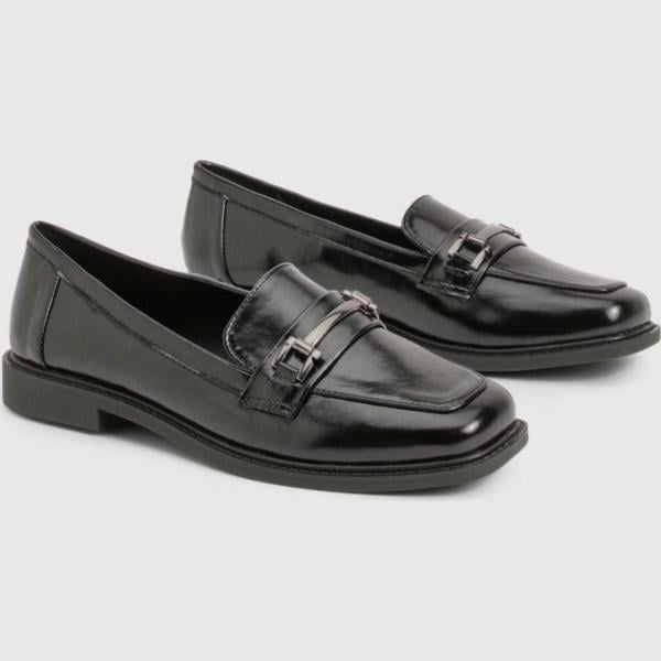 mocassins Boohoo blanc