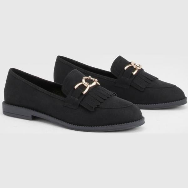 mocassins Boohoo blanc