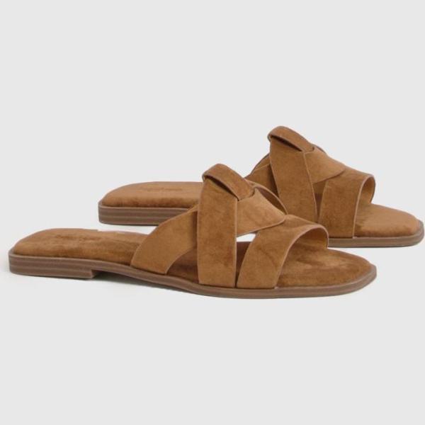 mules Boohoo blanc