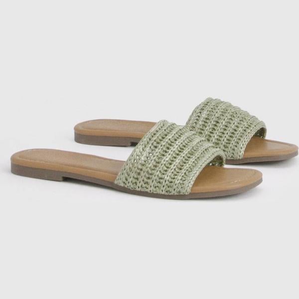 mules Boohoo blanc