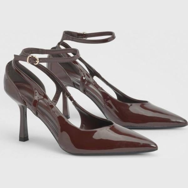 chaussures à talon Boohoo marron