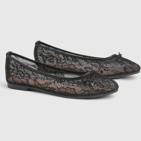 ballerines Boohoo blanc