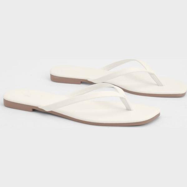 tong Boohoo blanc