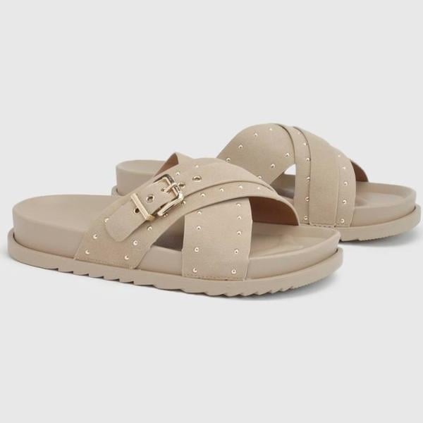 mules Boohoo blanc