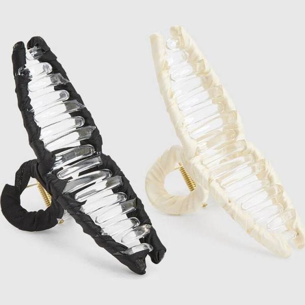 Barrette femme blanc neige Boohoo