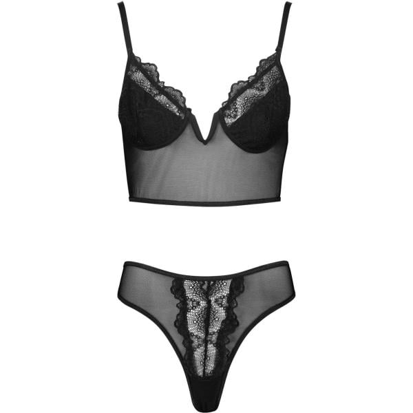 bralette Boohoo noir