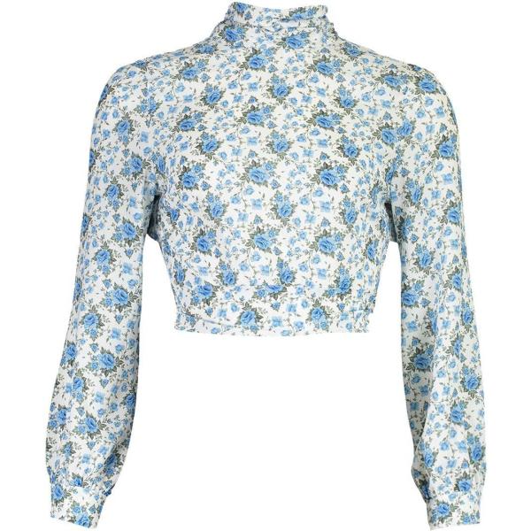 Tops et blouses Boohoo blanc imprimé
