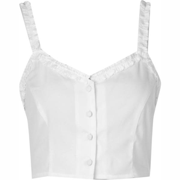 hauts Boohoo blanc
