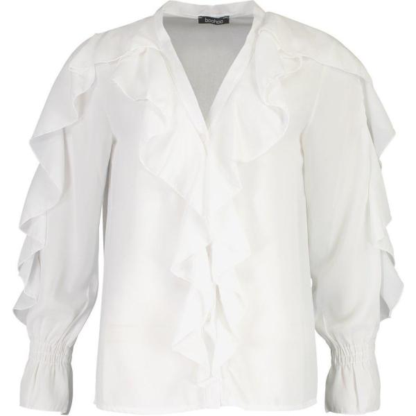 Tops et blouses Boohoo blanc