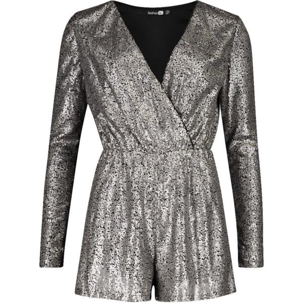 Jumpsuit, salopettes et playsuit Boohoo gris