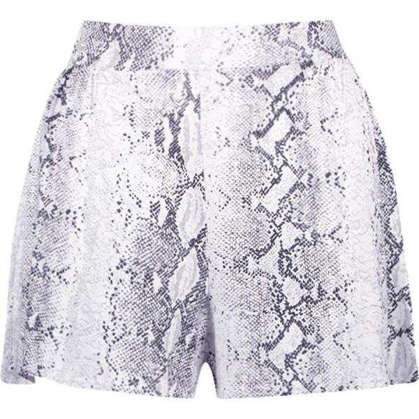 short Boohoo gris animalier