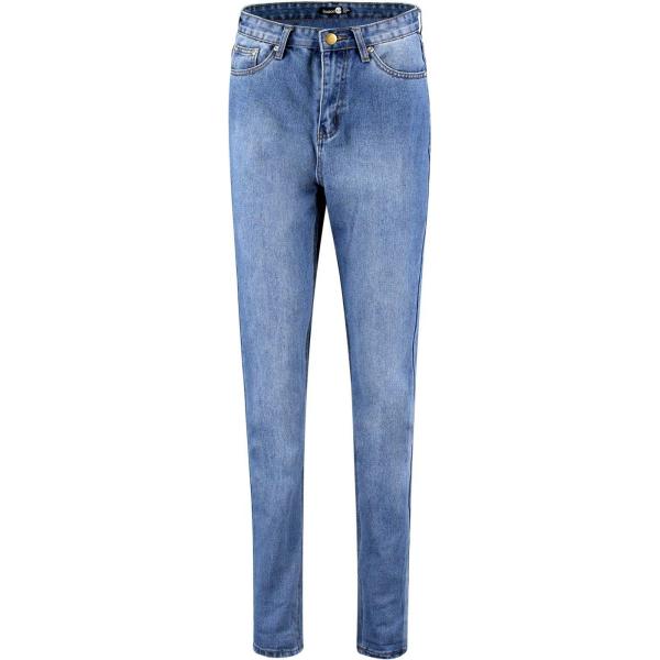jeans mom Boohoo bleu