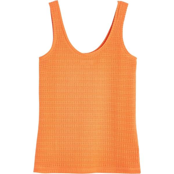 débardeurs à bretelles La Redoute Collections orange