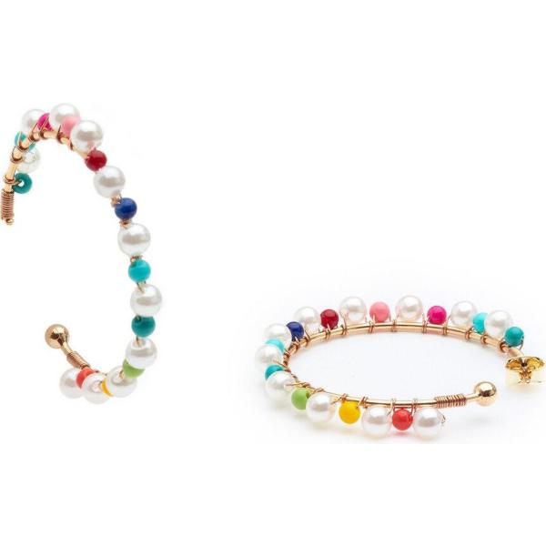 boucles doreilles La Redoute Collections jaune