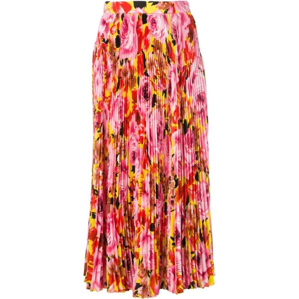 falda longuette Msgm rosa de flores