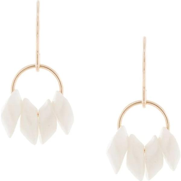 pendientes Petite Grand blanco