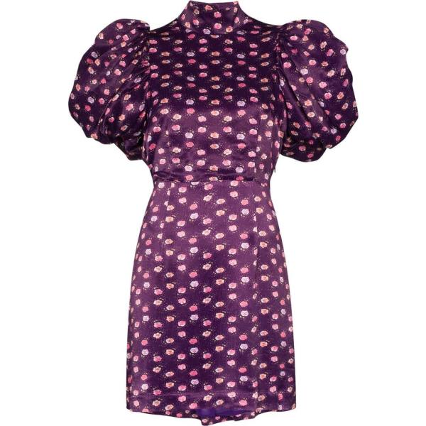 vestidos cortos Rotate violeta con diseños