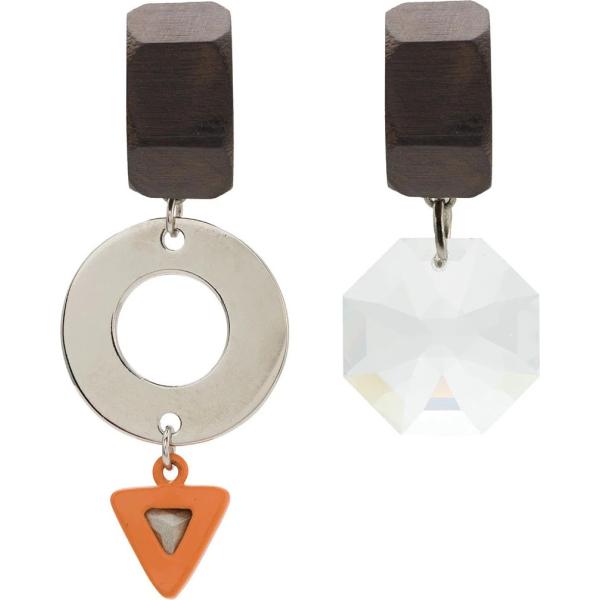 pendientes Osklen marrón