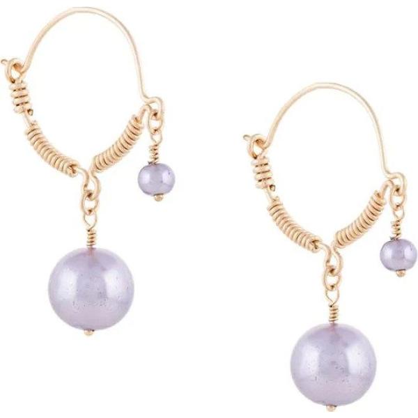 pendientes Petite Grand violeta