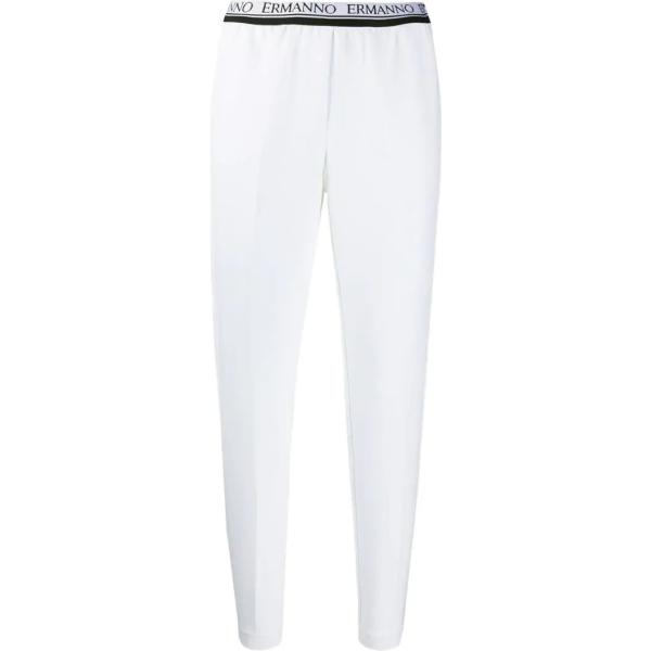 pantalones capri Ermanno Ermanno blanco con diseños