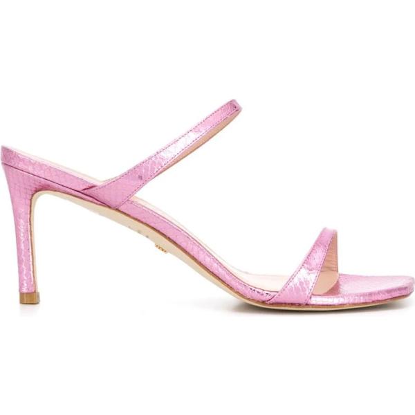 sandalias de tacón Stuart Weitzman rosa