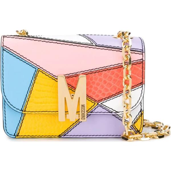 bolsos de hombro Moschino violeta