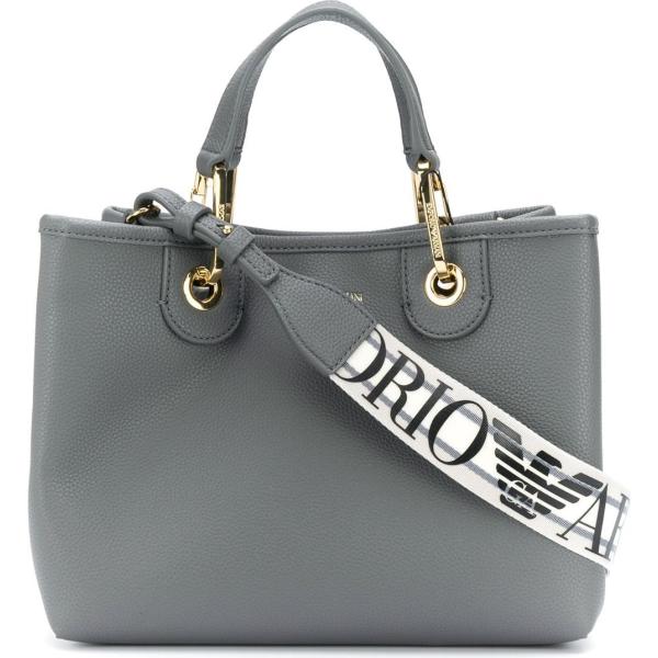 bolso shopper Emporio Armani gris