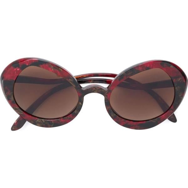 lunettes de soleil Delirious rouge