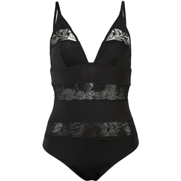 Bodies, porte-jarretelles et nuisettes Fleur Du Mal noir