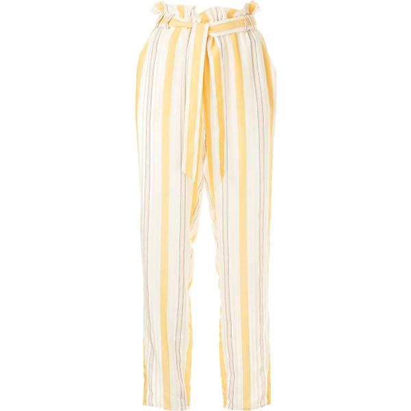 Pantalons longs Lemlem jaune à rayures