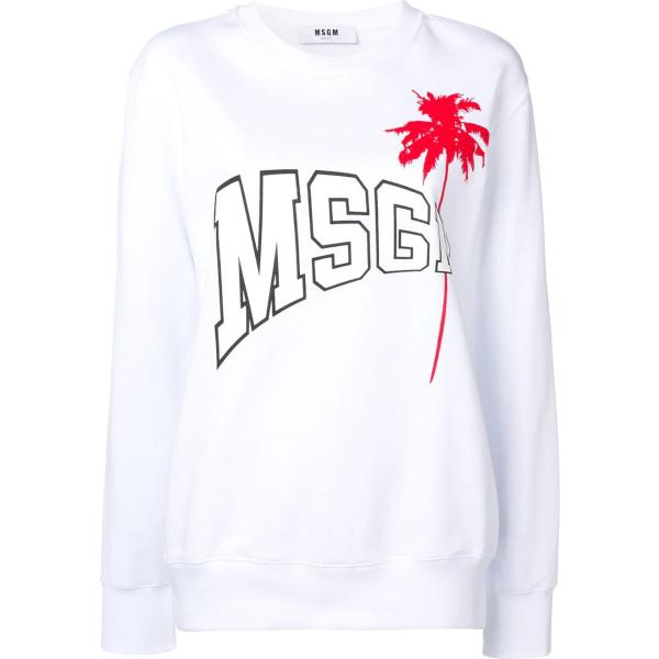 Pulls et cardigans Msgm blanc imprimé