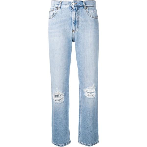 Jeans Msgm bleu imprimé