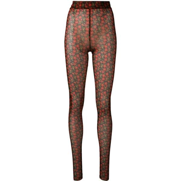 Leggings et jeggings Henrik Vibskov orange à fleurs